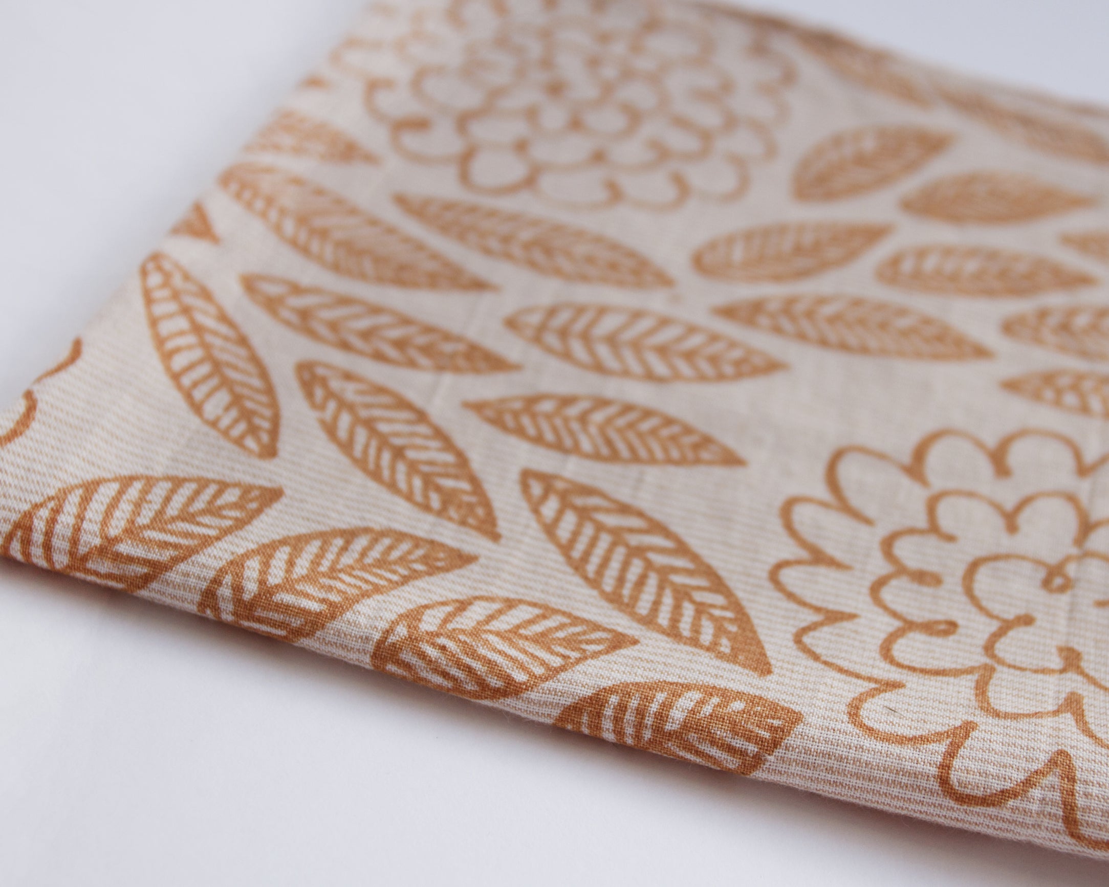 Organic Cotton Handkerchief - Flora