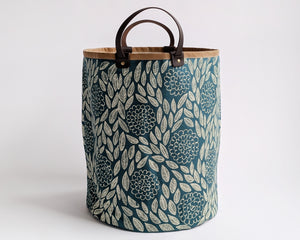 Large Basket - Flora Teal