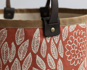 Large Basket - Flora Red