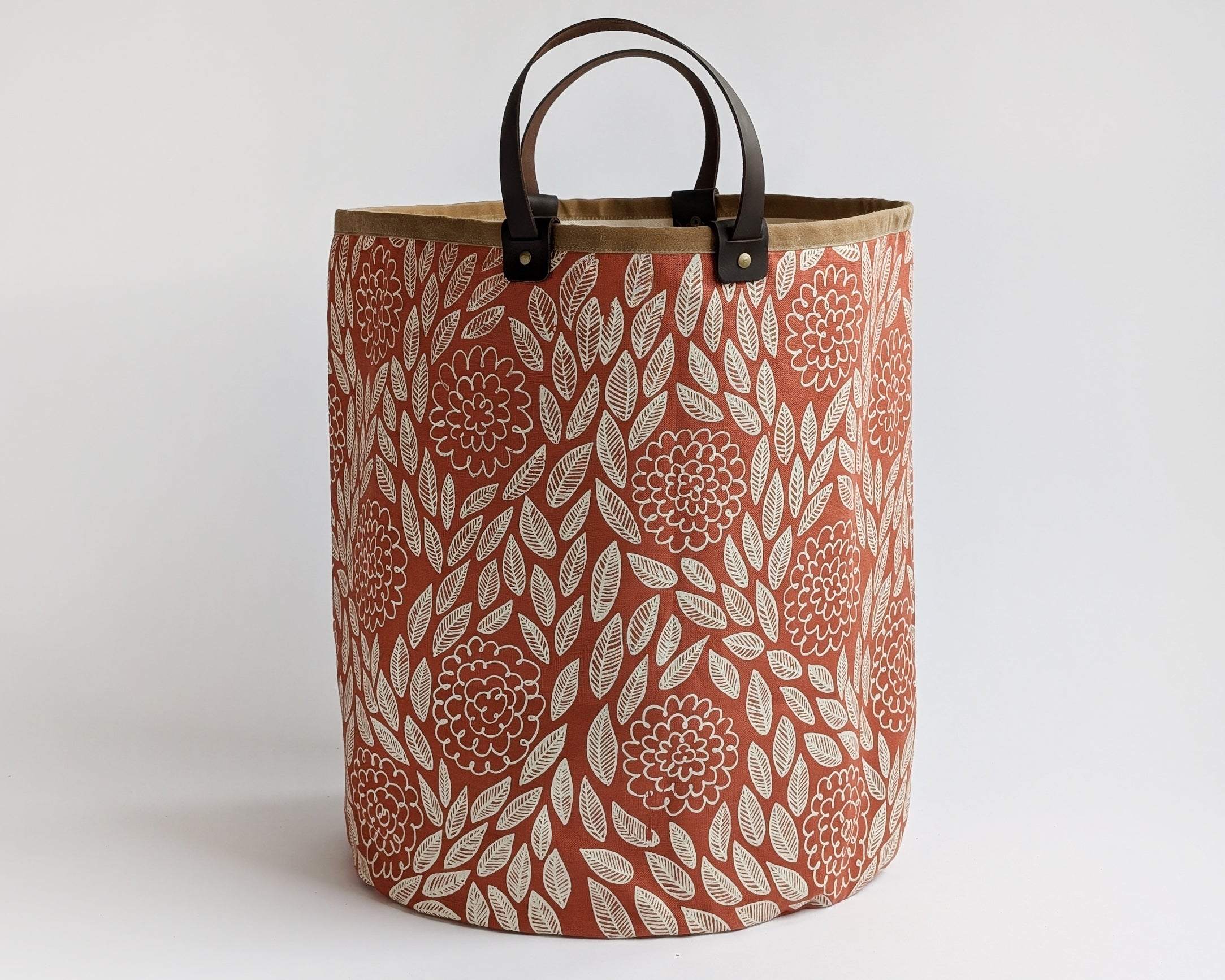 Large Basket - Flora Red