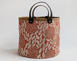 Medium Basket - Flora Red