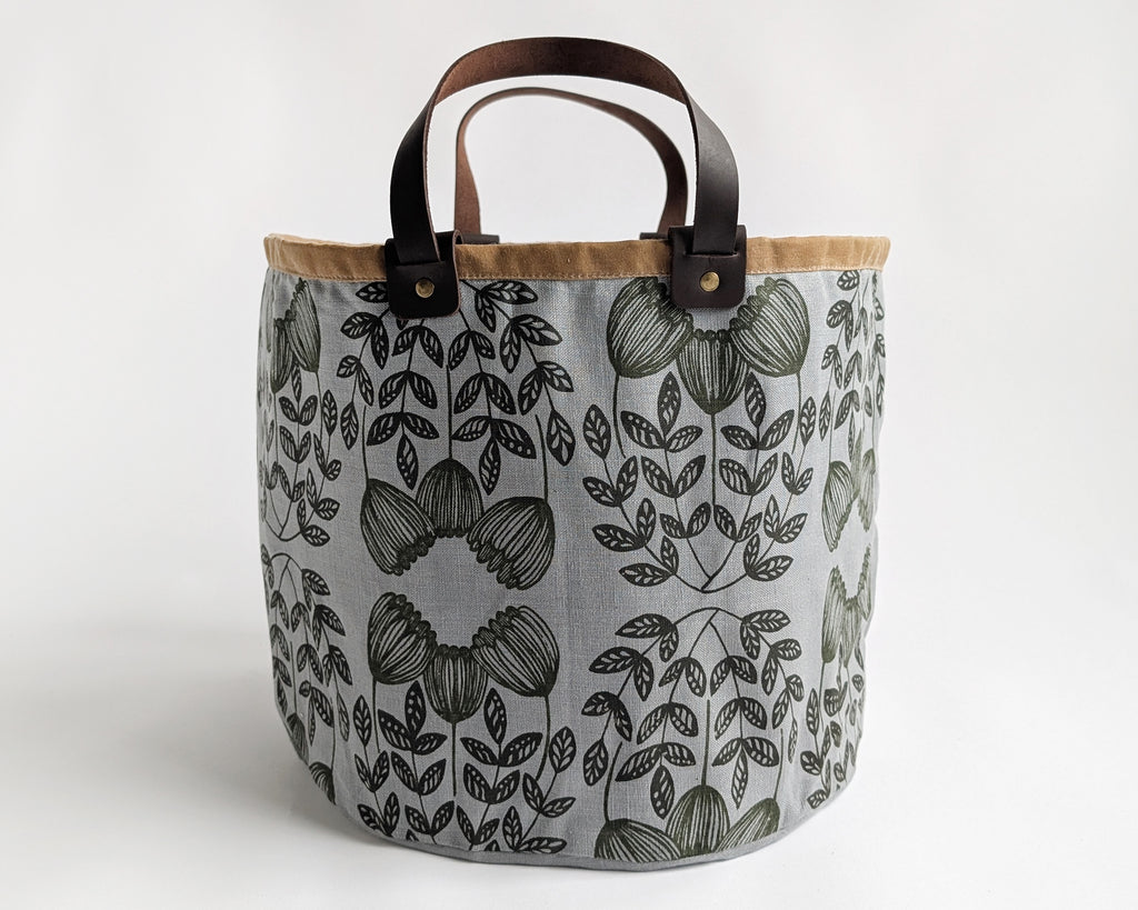 Medium Basket - Spring Garden Steel