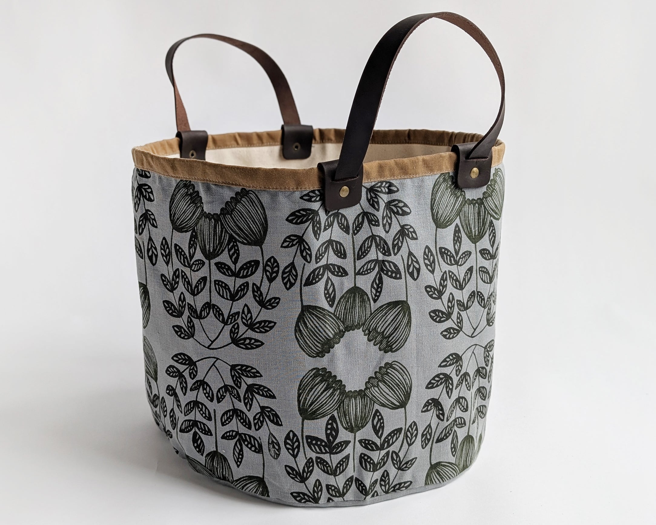 Medium Basket - Spring Garden Steel