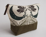 Traveler Pouch - size 2 - Garden Moon - Blue