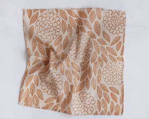 Organic Cotton Handkerchief - Flora