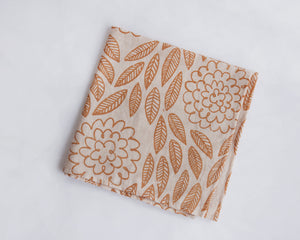 Organic Cotton Handkerchief - Flora