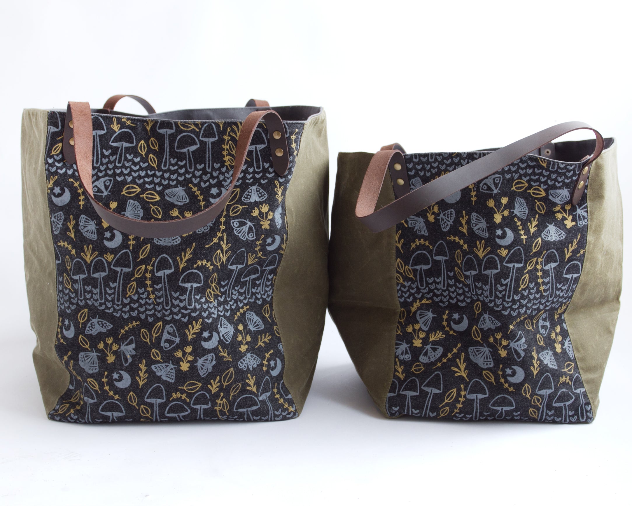 Large Tote - Mushrooms