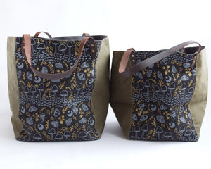 Large Tote - Mushrooms