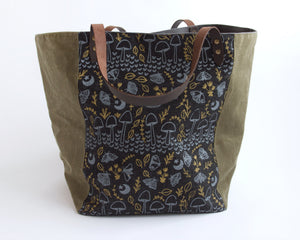Large Tote - Mushrooms