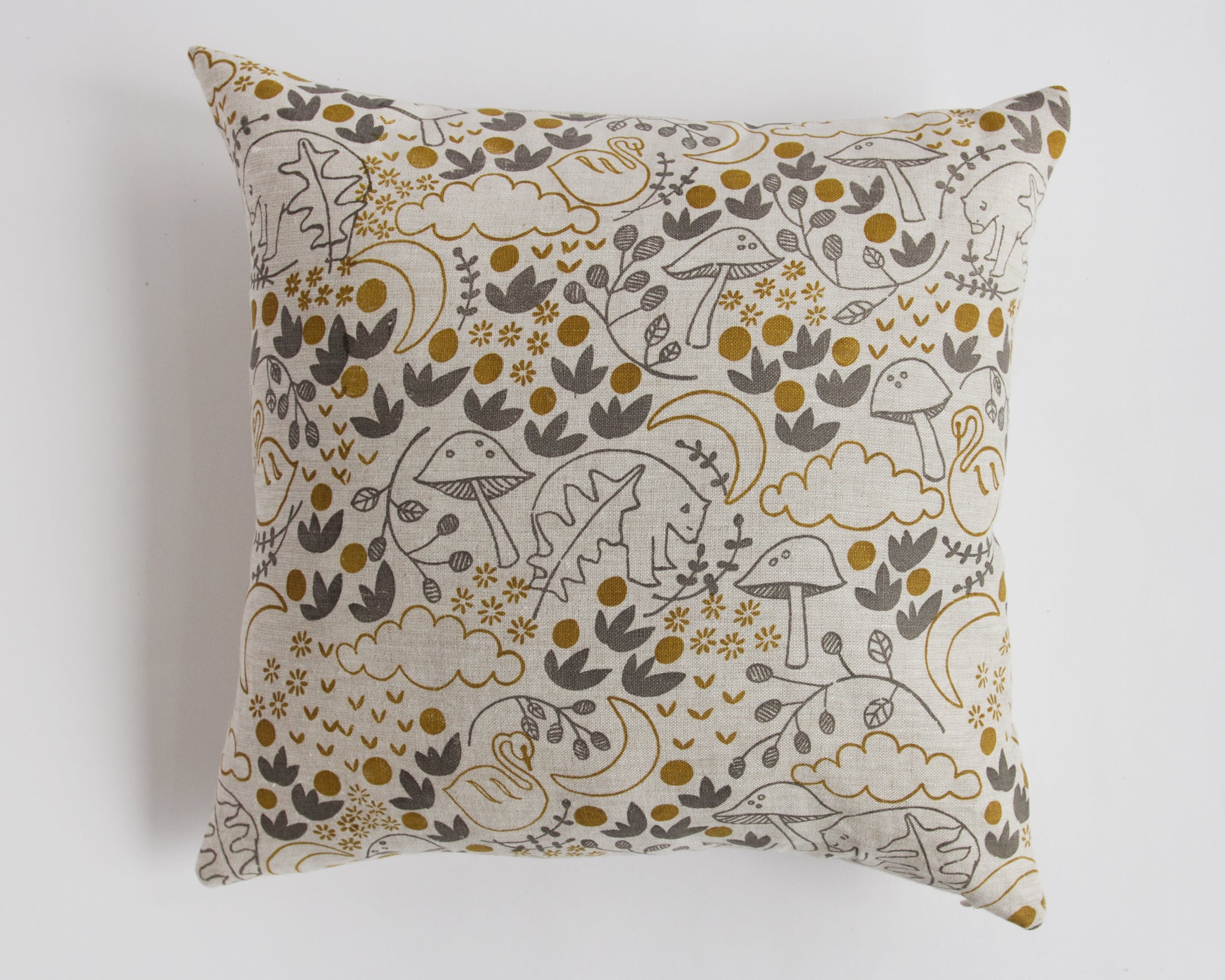 Linen Pillow Cover - Square - Wildwood