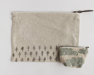 Pouch Bundle - Trees & Snow + Snow Clouds