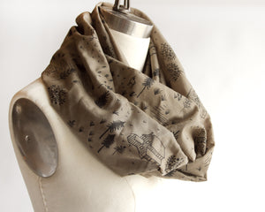 Silk/Cotton Cowl - Homestead