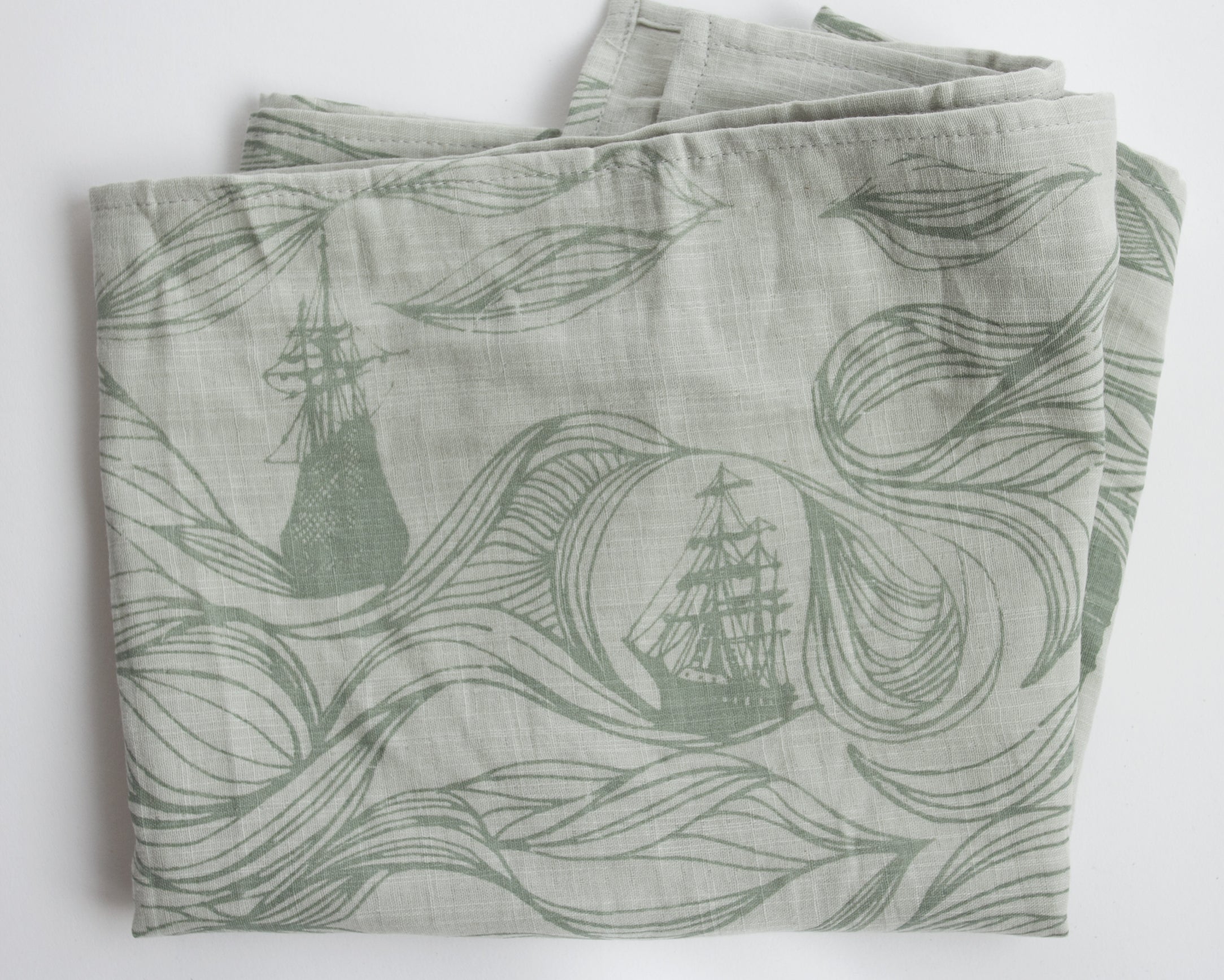 Cotton Scarf - Ships