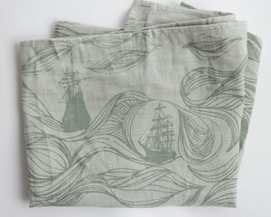 Cotton Scarf - Ships