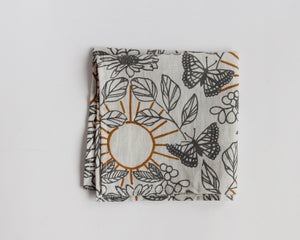 Organic Cotton Handkerchief - Monarch