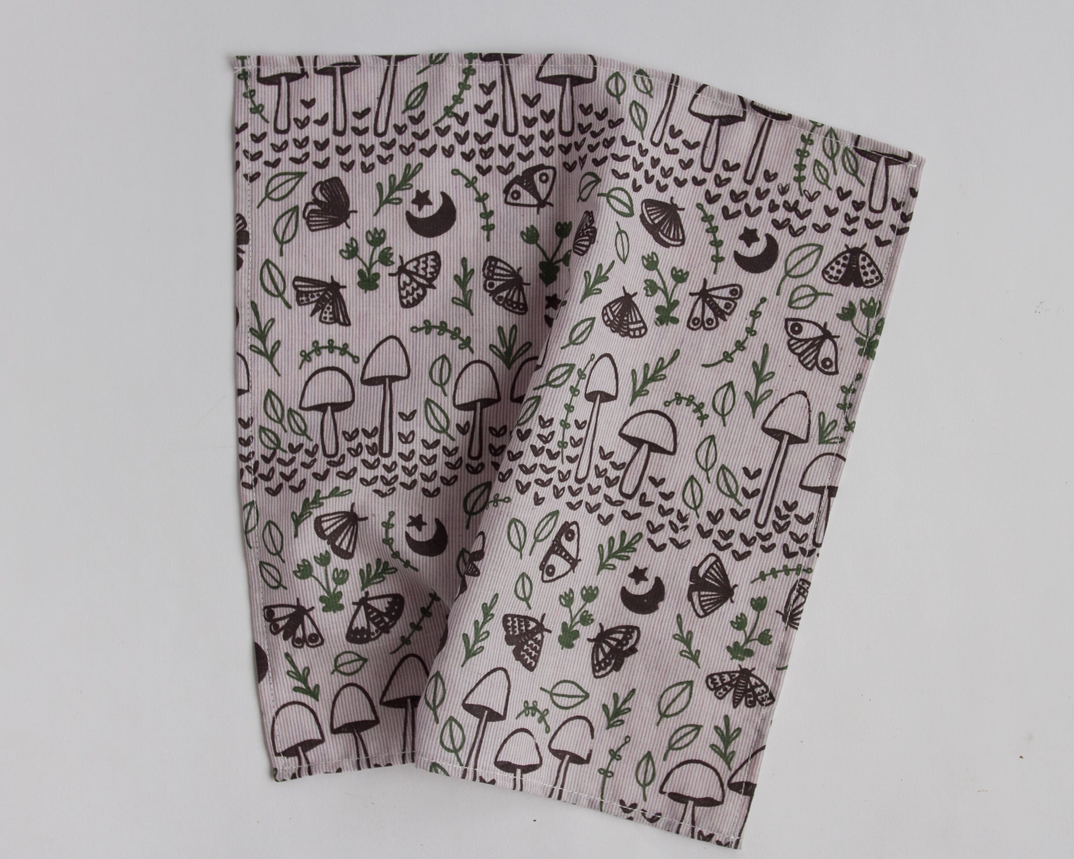 Organic Cotton Handkerchief - Mushrooms