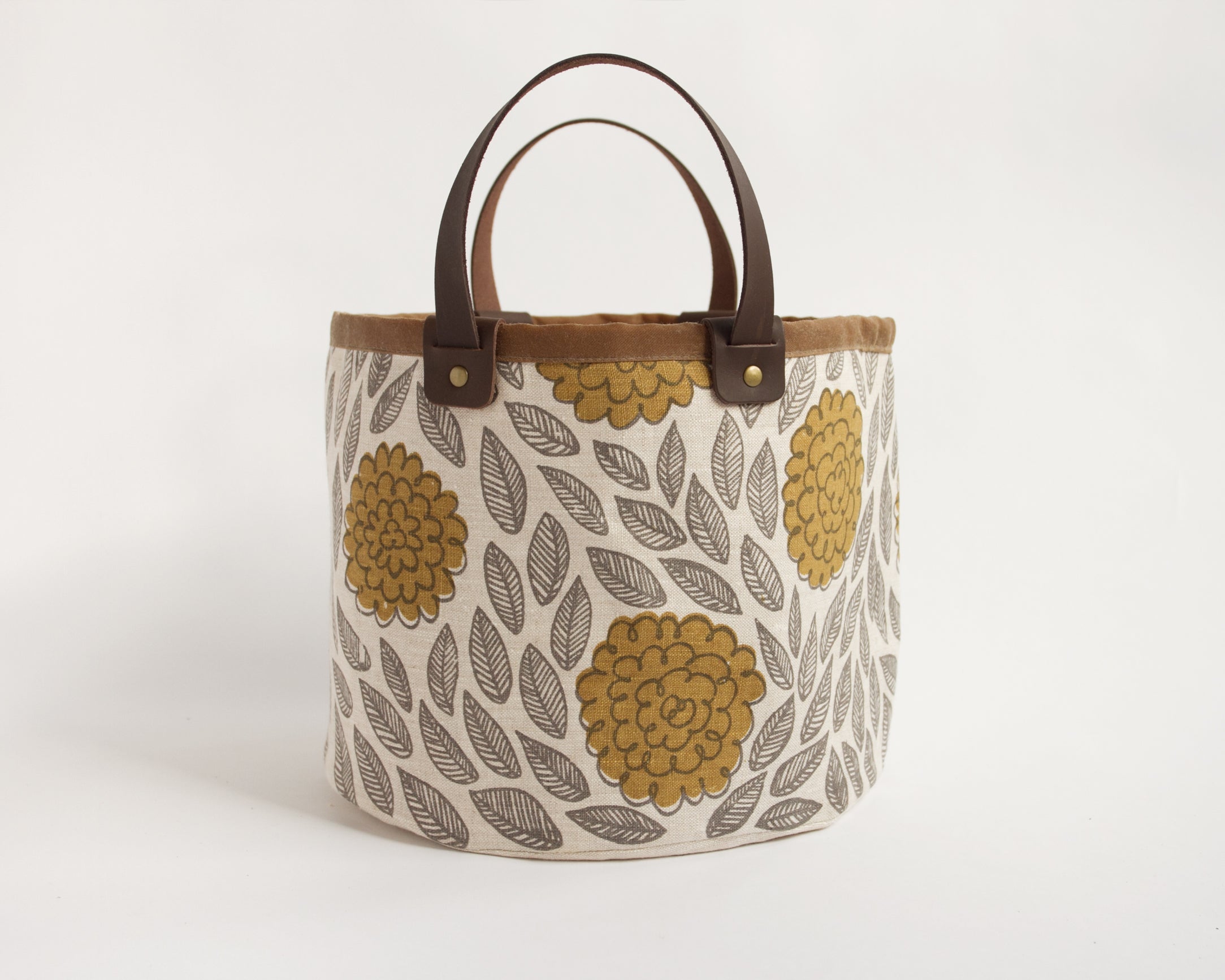 Small Basket - Flora Gold