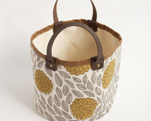 Medium Basket - Flora Gold