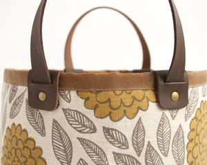 Small Basket - Flora Gold