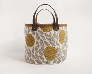 Small Basket - Flora Gold